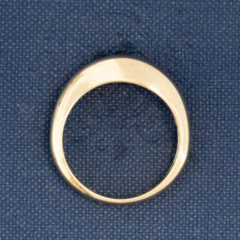 Curved "Arc" Gold Band