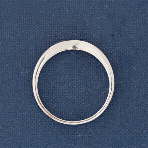 Curved Platinum Band, by Bvlgari