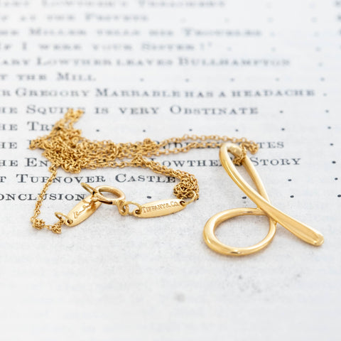 D Letter Pendant, by Elsa Peretti for Tiffany & Co.