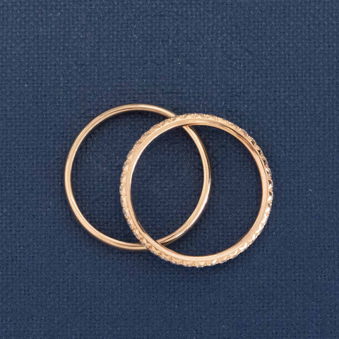 Diamond Eternity Wedding Stacker Bands by Tiffany & Co.
