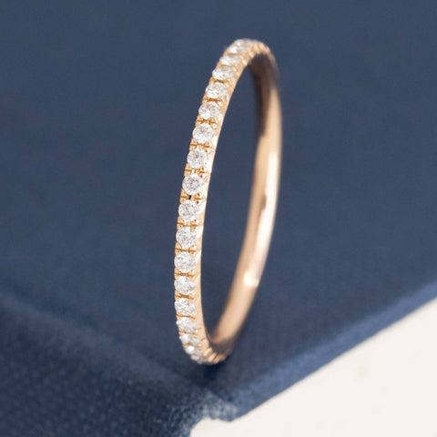 Diamond Eternity Wedding Stacker Bands by Tiffany & Co.