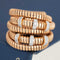 Diamond Five Row Tubogas Ring, Italian