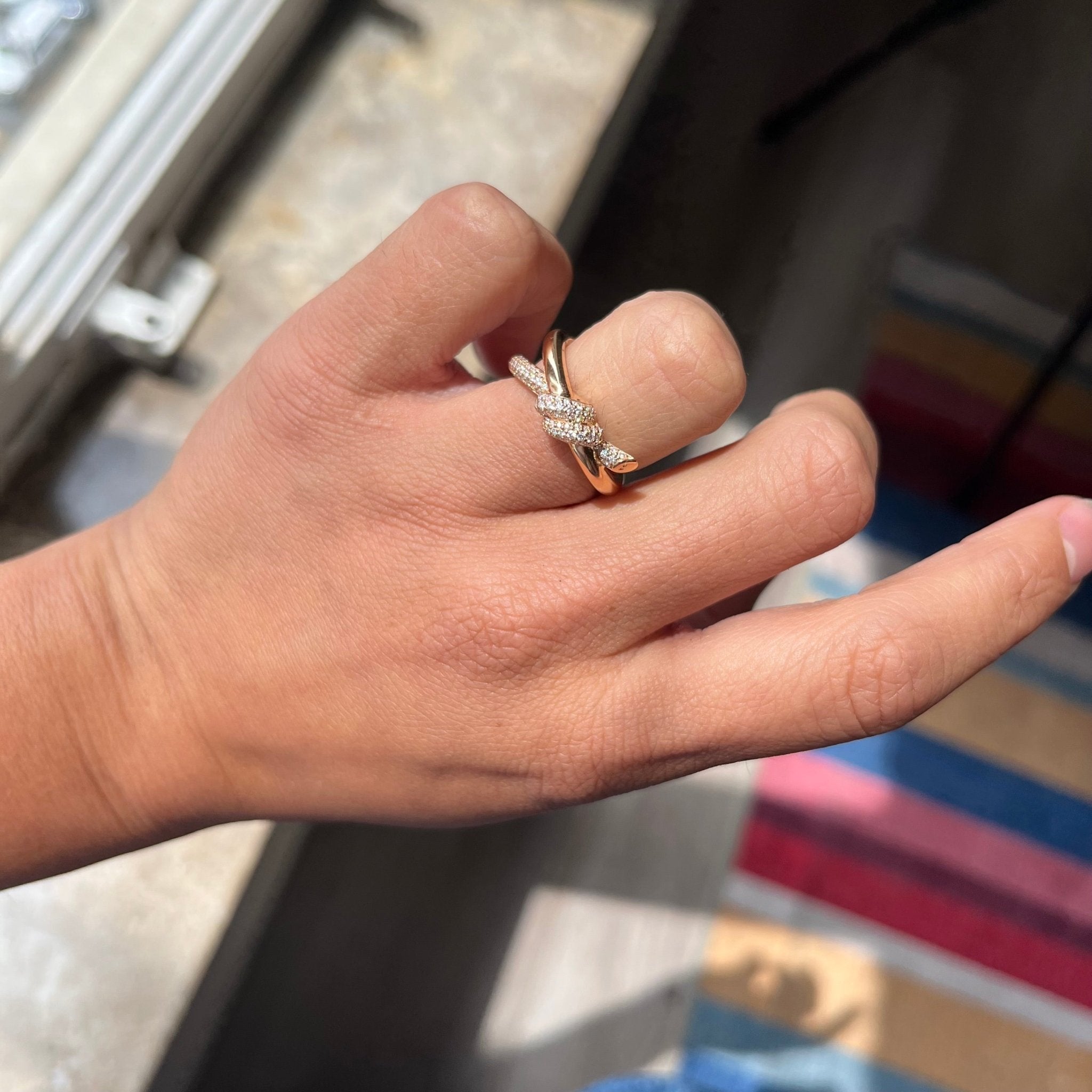 Diamond Knot Ring by Tiffany & Co.