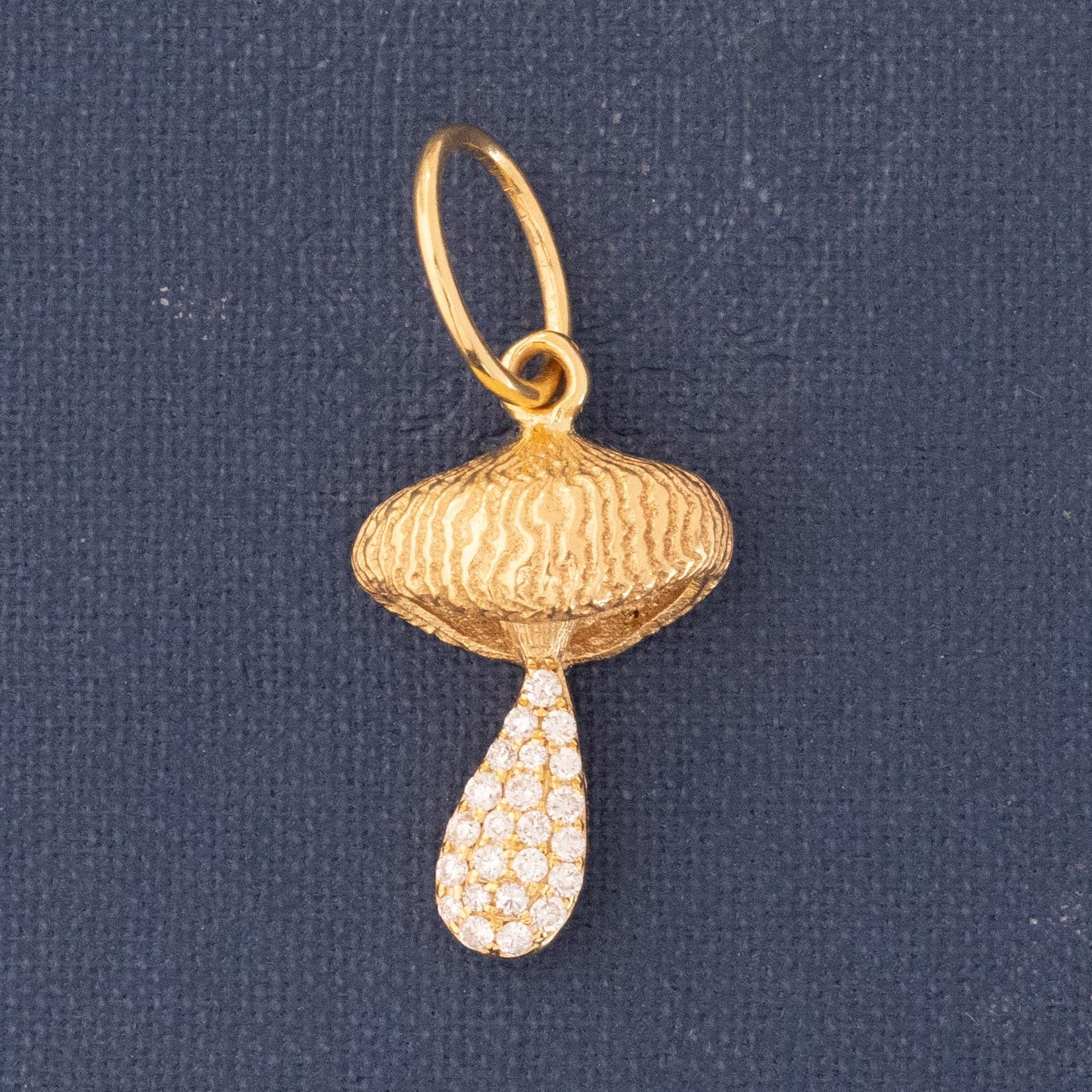 Diamond Mushroom Charm