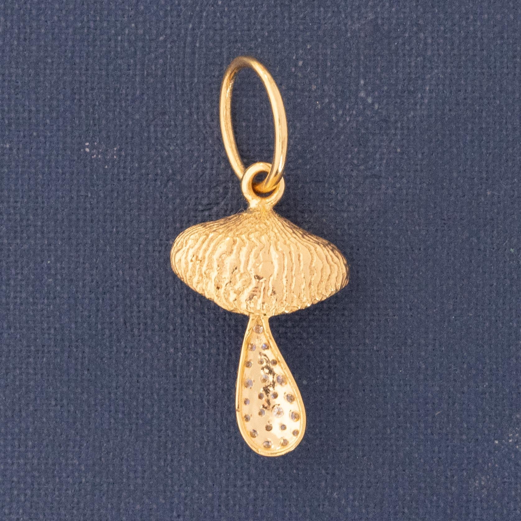 Diamond Mushroom Charm