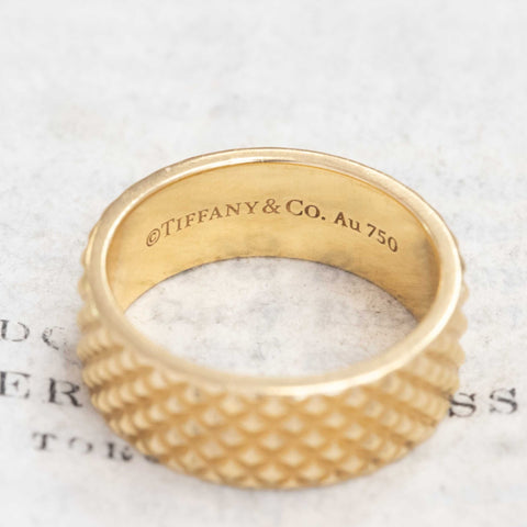 Diamond Point Band, by Tiffany & Co.