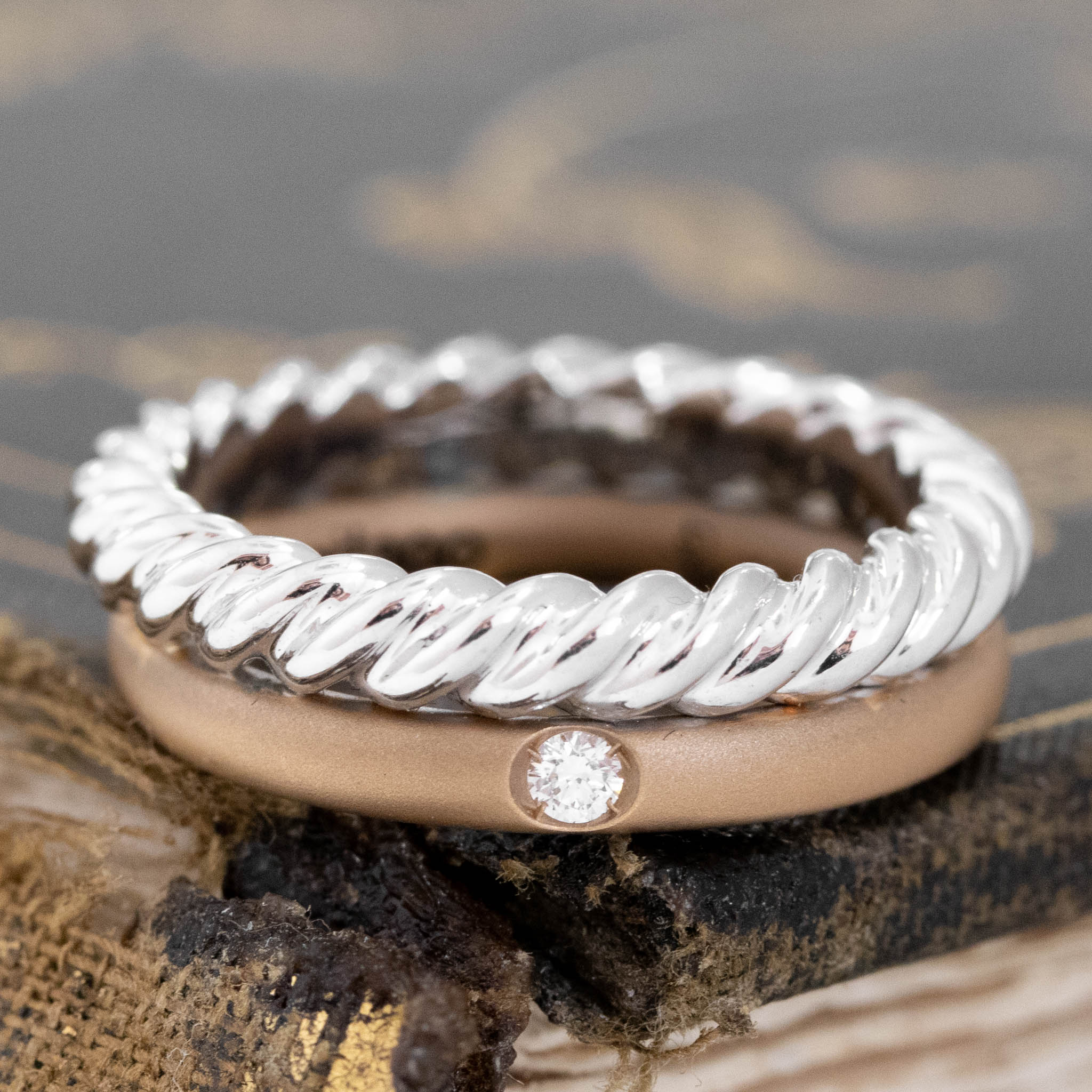 Diamond Rope Band by Pomellato