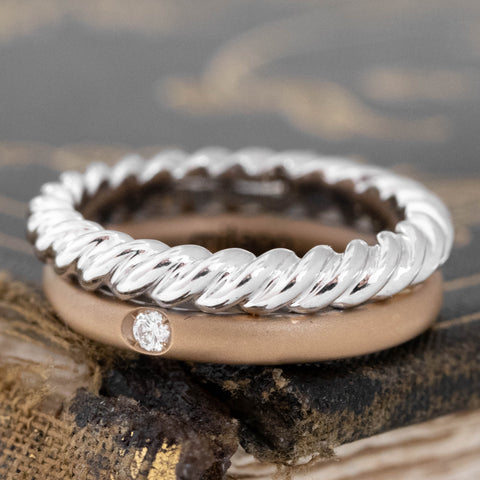 Diamond Rope Band by Pomellato