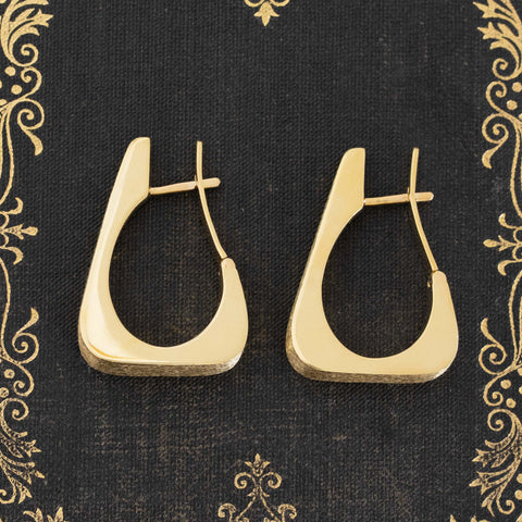 Door Knocker Hoop Earrings by Cartier