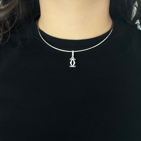 Double C Charm Collar, by Cartier