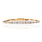 .75ctw Edwardian old European cut diamond link bracelet in platinum and yellow gold