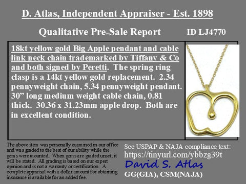 Elsa Peretti Apple Pendant by Tiffany & Co.