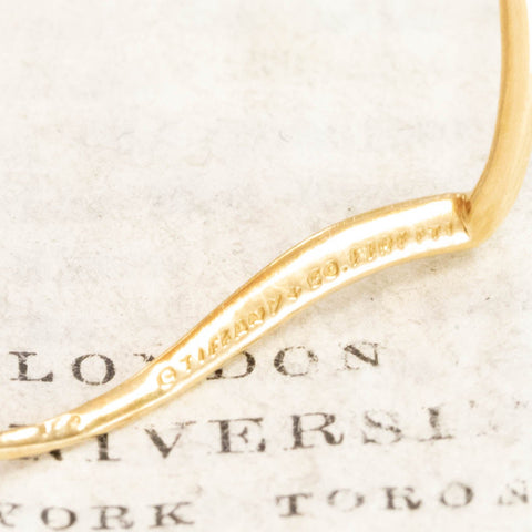 Elsa Peretti Heart Shaped Hoop Earrings by Tiffany & Co