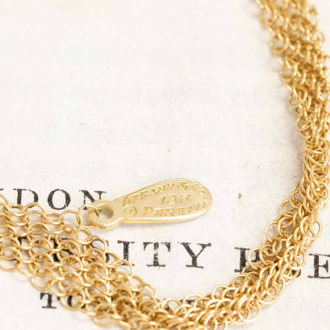 Elsa Perreti Somerset Mesh Necklace by Tiffany & Co.