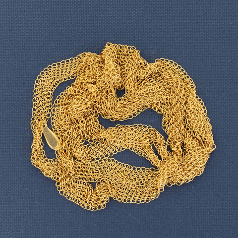Elsa Perreti Somerset Mesh Necklace by Tiffany & Co.