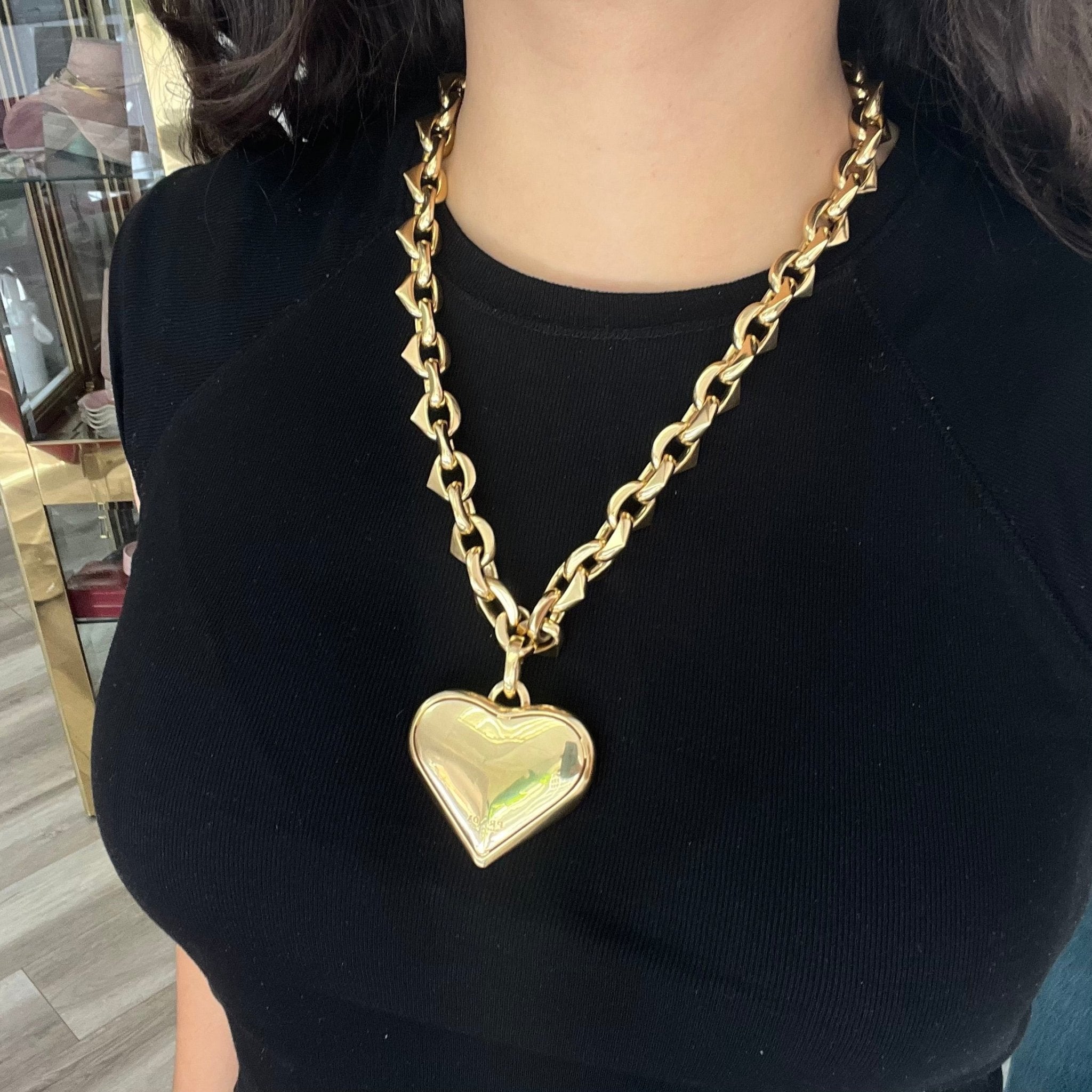 "Eternal Heart" Large Pendant, by Prada