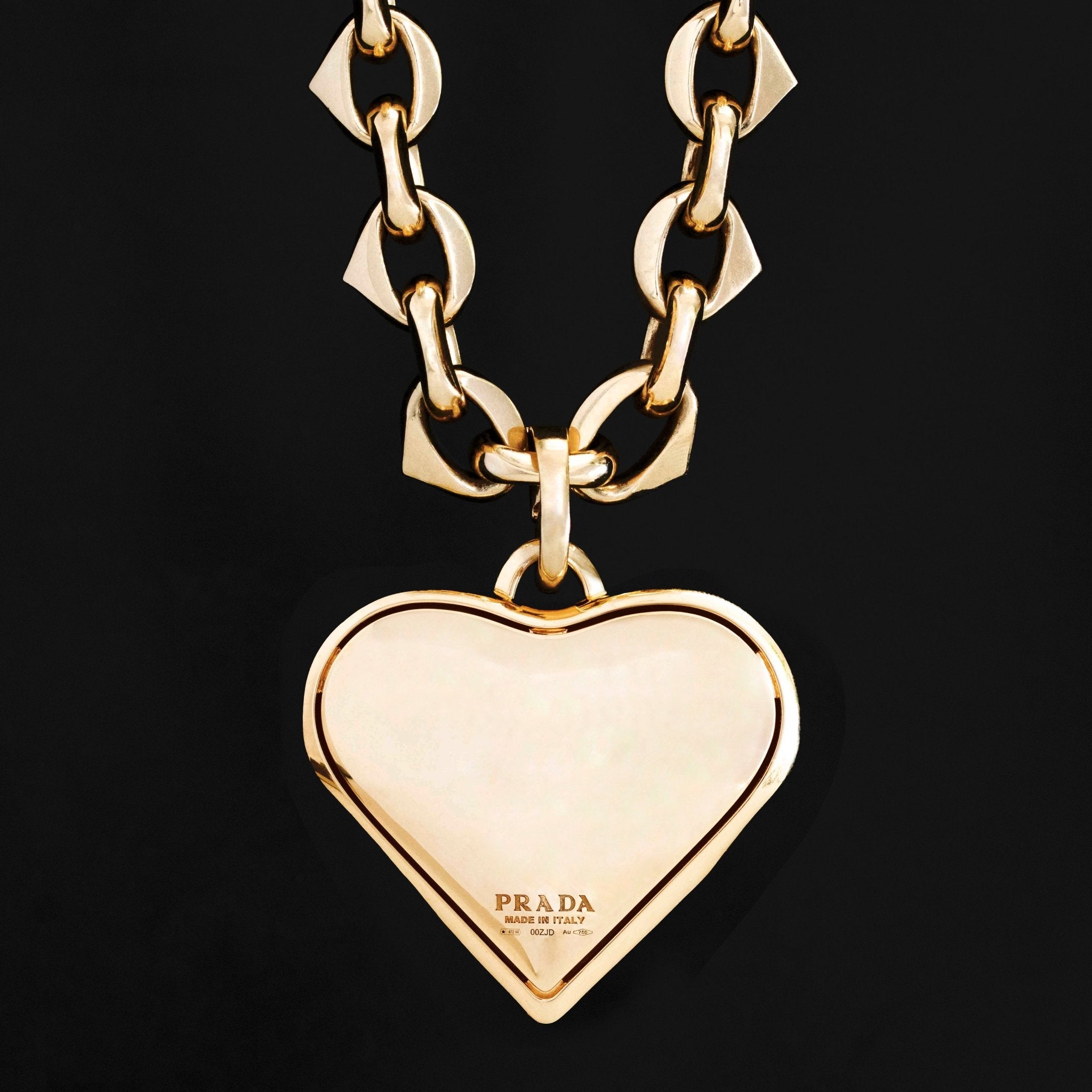 "Eternal Heart" Large Pendant, by Prada