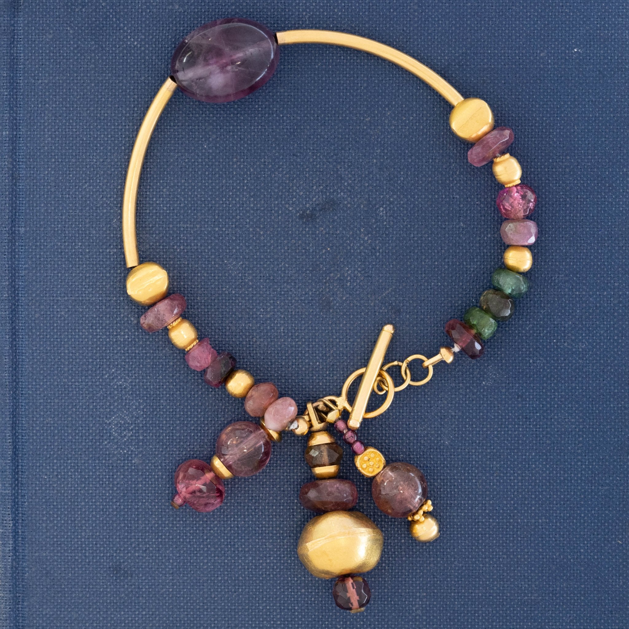 Freeform Gemstone Bead Bracelet