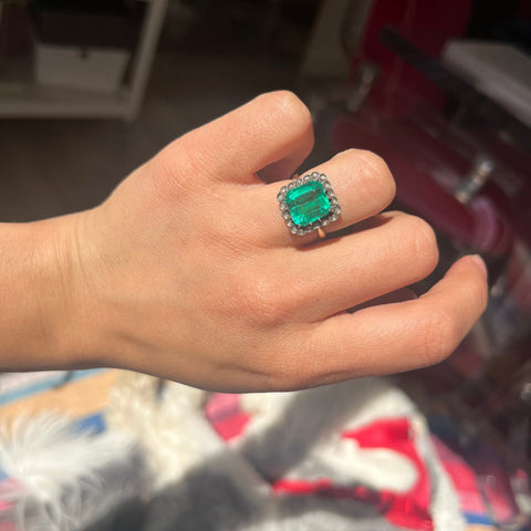 Georgian Emerald Paste Suite