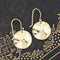 Gold Disc Earrings