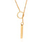 Gold Lariat Necklace, by Gucci