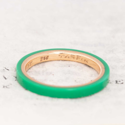 Green Ceramic Band, by Taffin