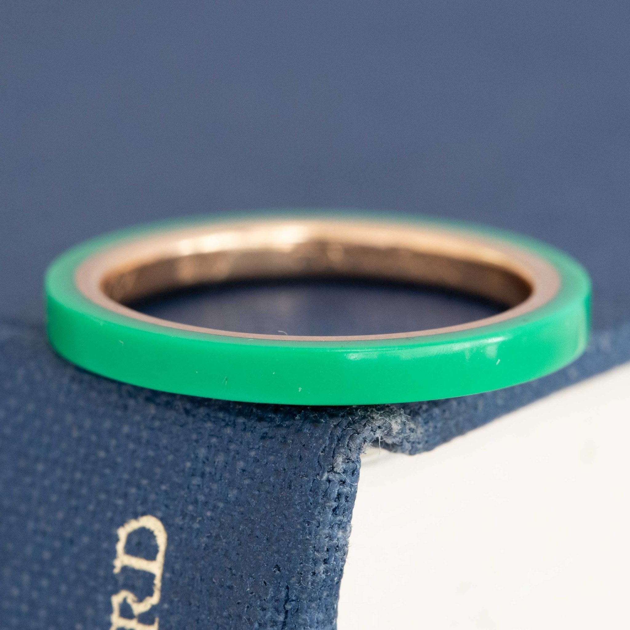 Green Ceramic Band, by Taffin