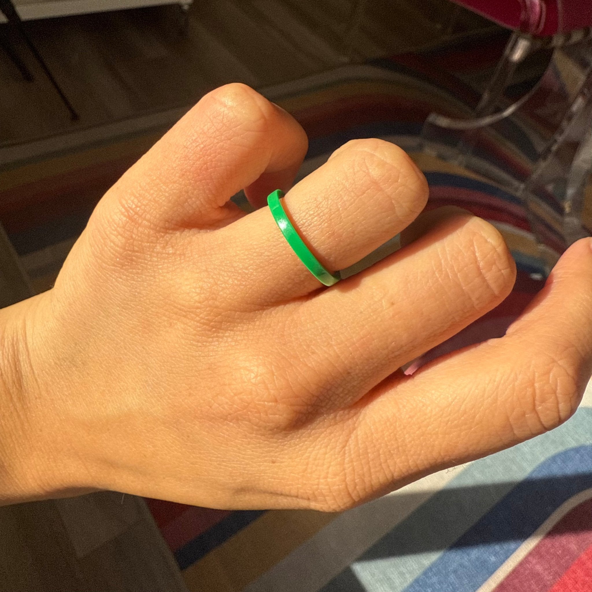 Green Ceramic Band, by Taffin