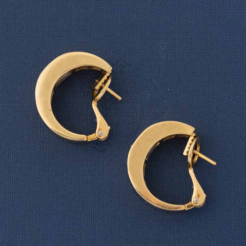 Happy Diamond Hoop Earrings by Chopard