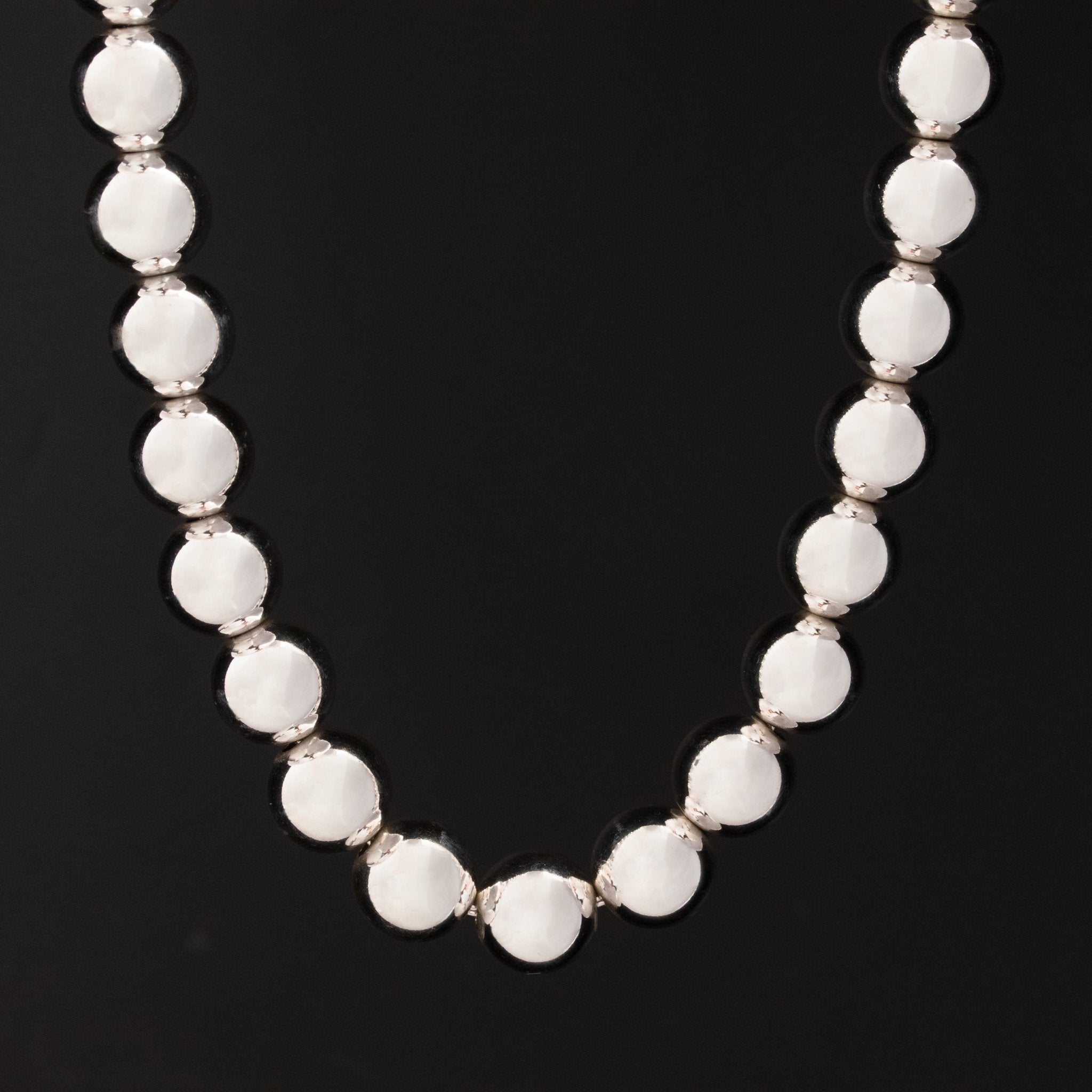 "HardWear" Silver Ball Necklace, by Tiffany & Co.