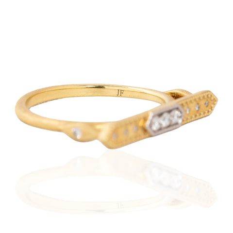 Hex Bar Ring, by Jude Frances