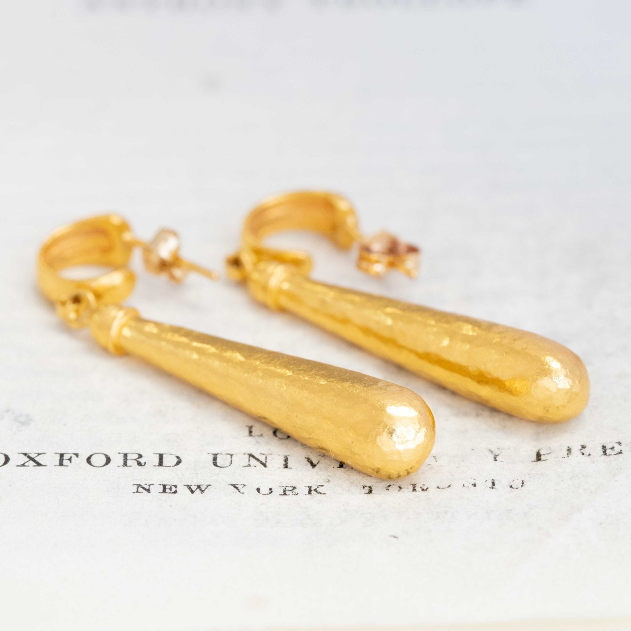 Collector’s Gurhan statement earrings in pure 23k yellow gold
