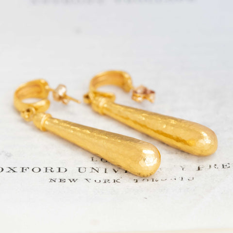 Collector’s Gurhan statement earrings in pure 23k yellow gold