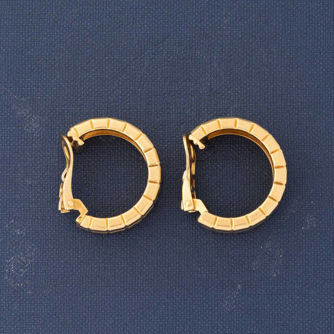 Ice Cube Double Hoop Earrings by Chopard