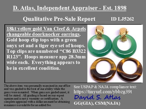 Interchangeable "Philippine" Earrings, by Van Cleef & Arpels