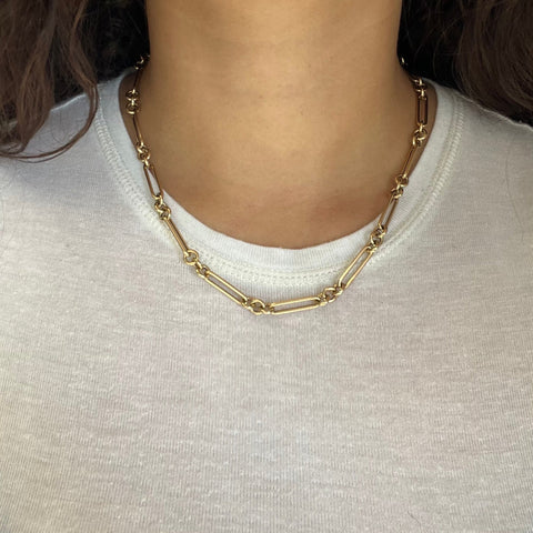 Italian Trombone Link Chain, 18"