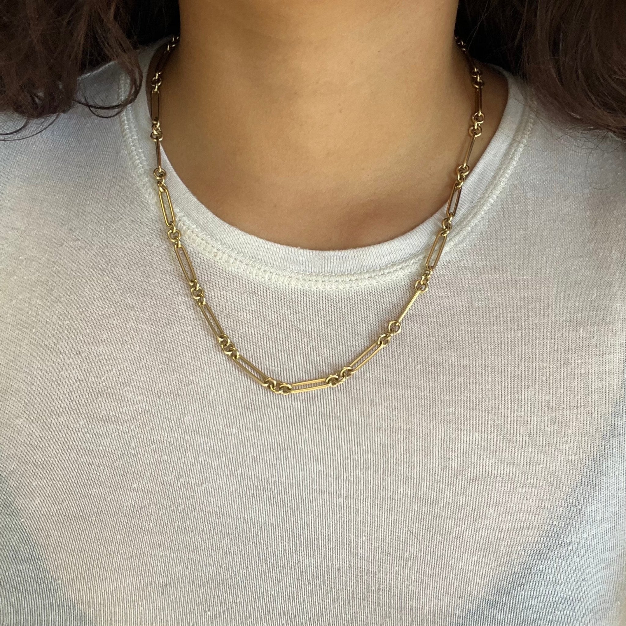 Italian Trombone Link Chain, 20"