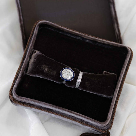 Italian Velvet Jewelry Case