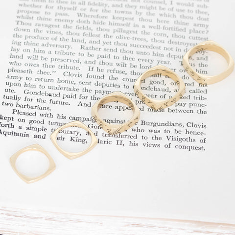 JbyG Square Shank Gender Neutral Band, 1.50mm in 20kt Yellow Gold