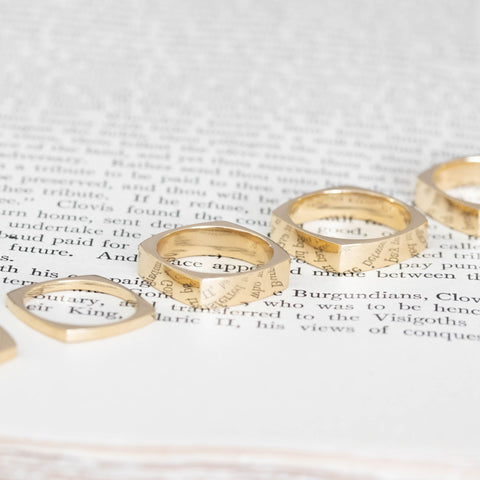 JbyG Square Shank Gender Neutral Band, 1.50mm in 20kt Yellow Gold