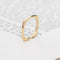 Jewels by Grace original design, square shank band in 20kt yellow gold.