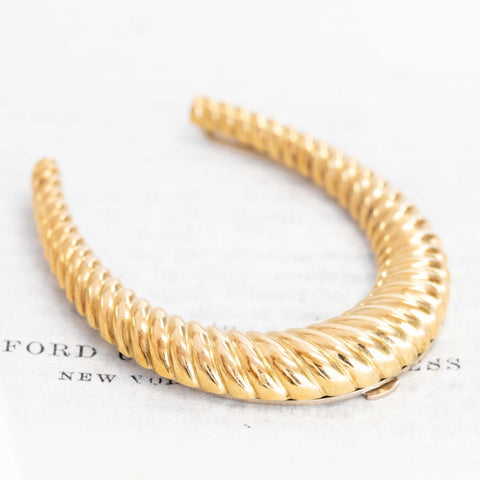 Jumbo Fluted Horseshoe Slider Money Clip/Pendant