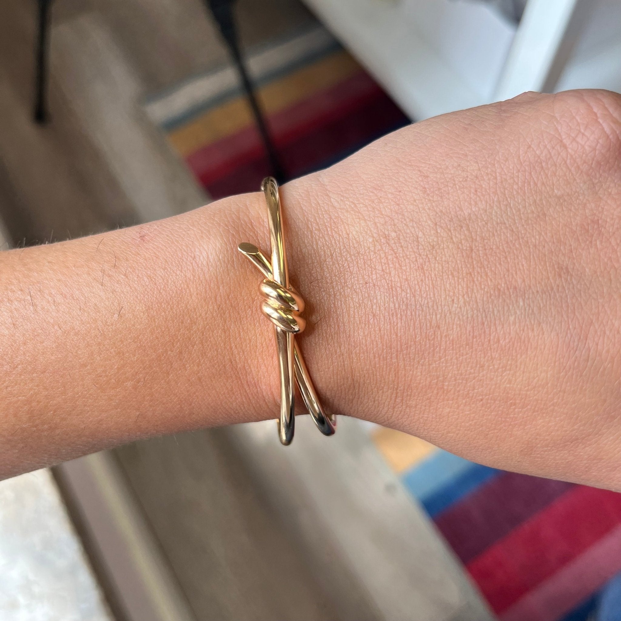Knot Bangle by Tiffany & Co. (Rose Gold)