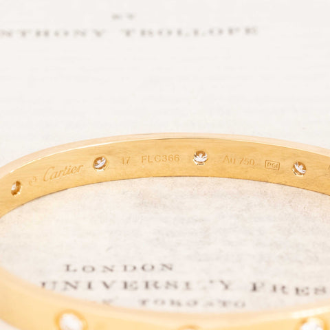 Love Bangle with Diamonds by Cartier