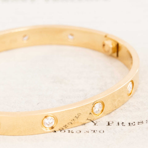 Love Bangle with Diamonds by Cartier