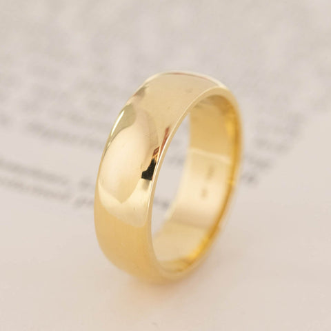 Men's 22kt Wedding Band, 6.7mm