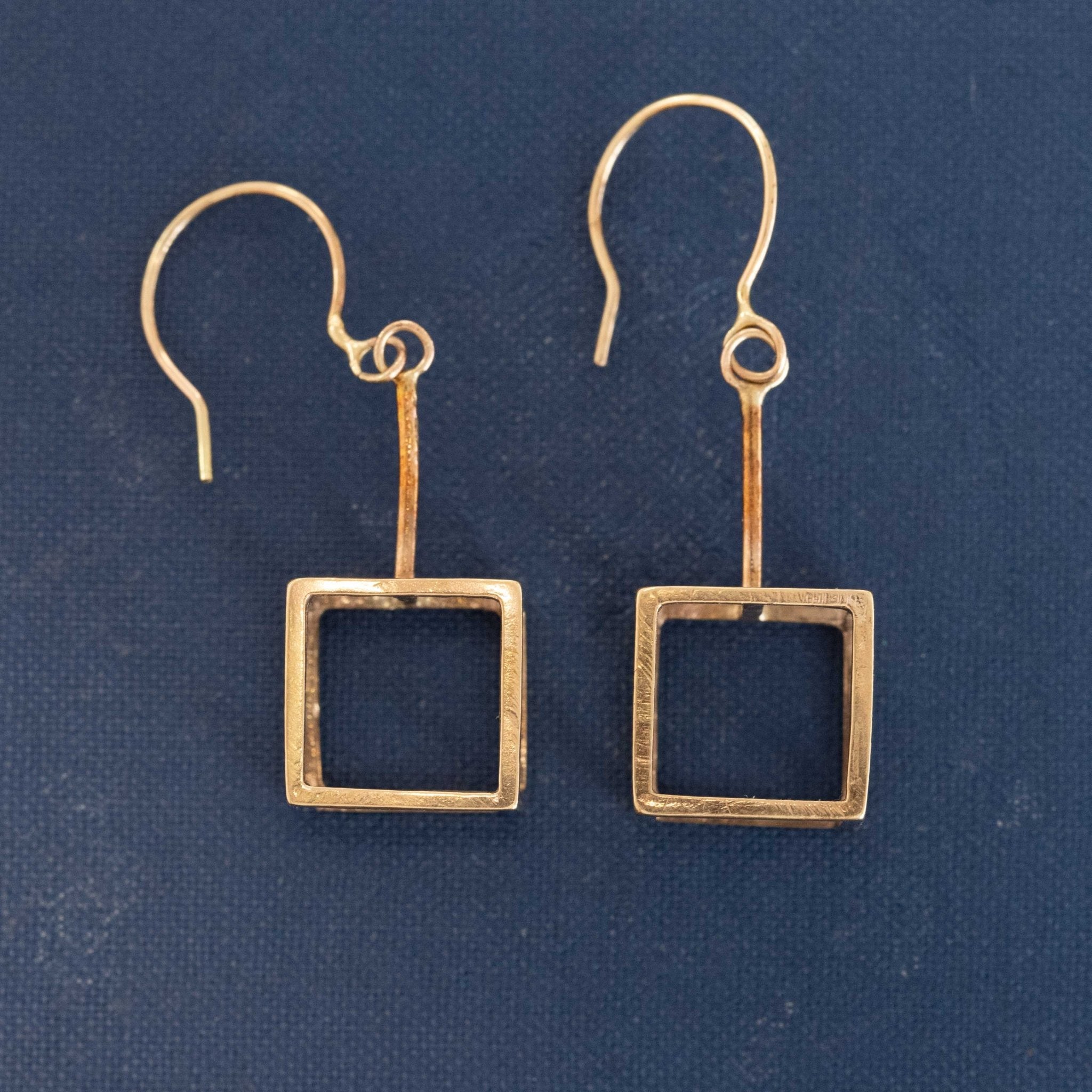 Midcentury Cube Earrings
