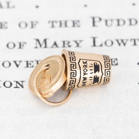 New York Coffee Cup Charm
