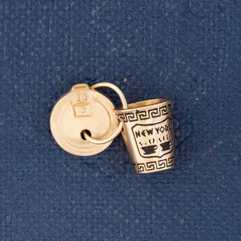 New York Coffee Cup Charm