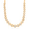 Old European cut diamond riviere necklace, 9.47ctw, 18K yellow gold, 15.5 inch